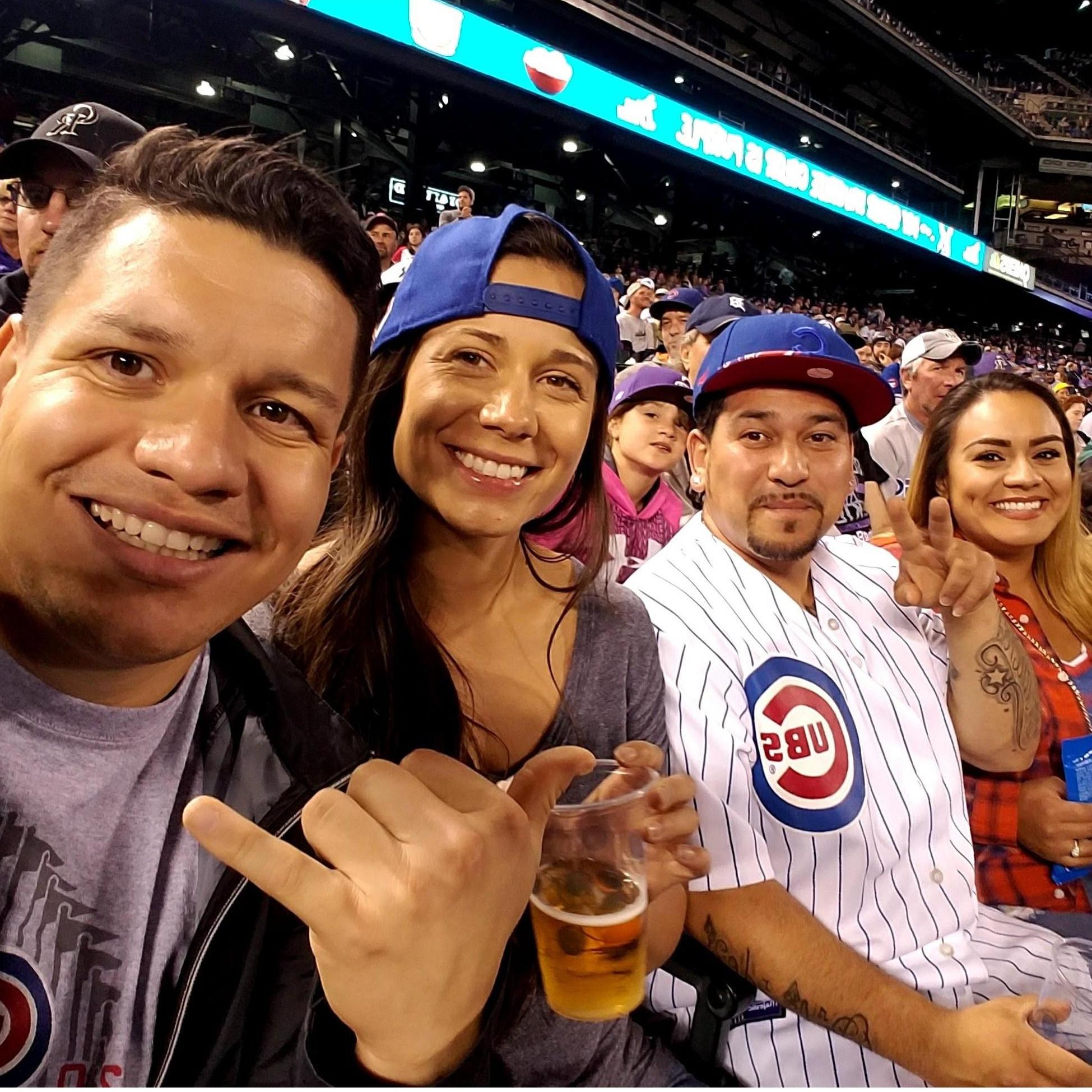 CUBS game with some of our favorite people