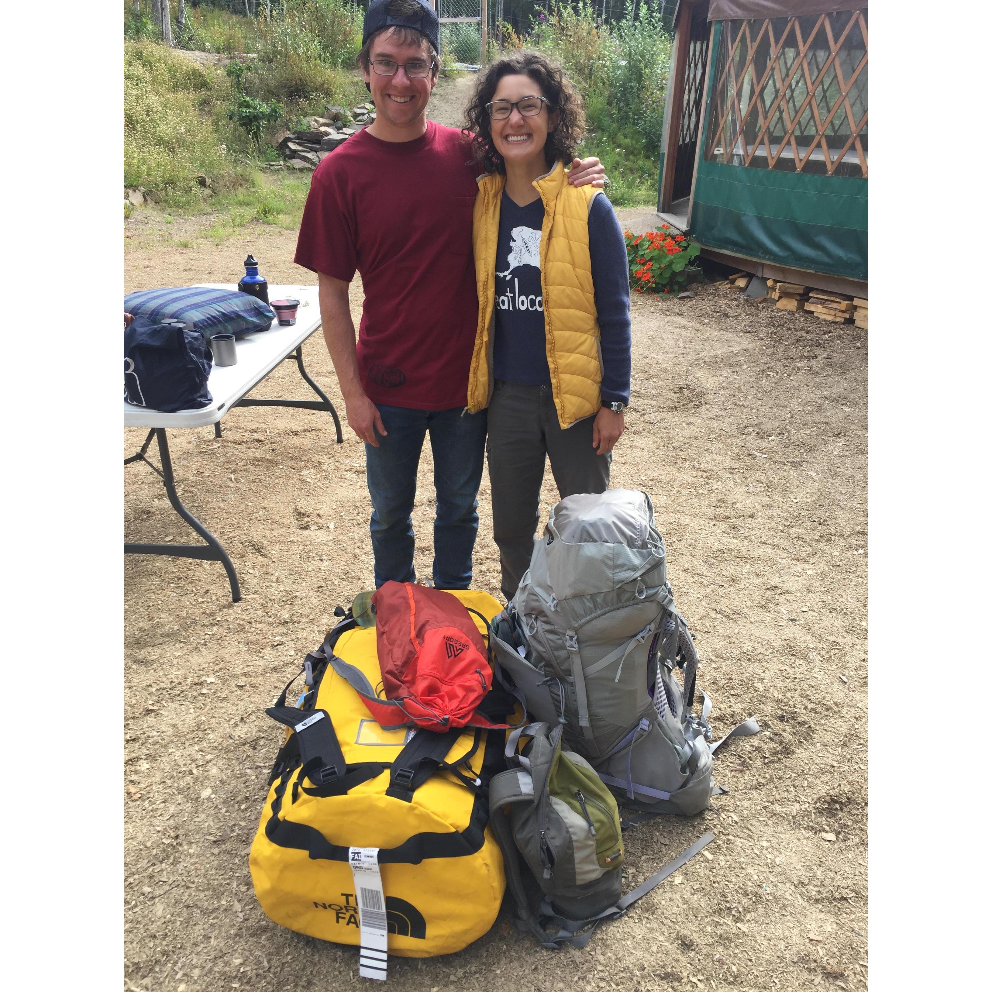 The end of 2.5 weeks in Alaska and still all smiles!