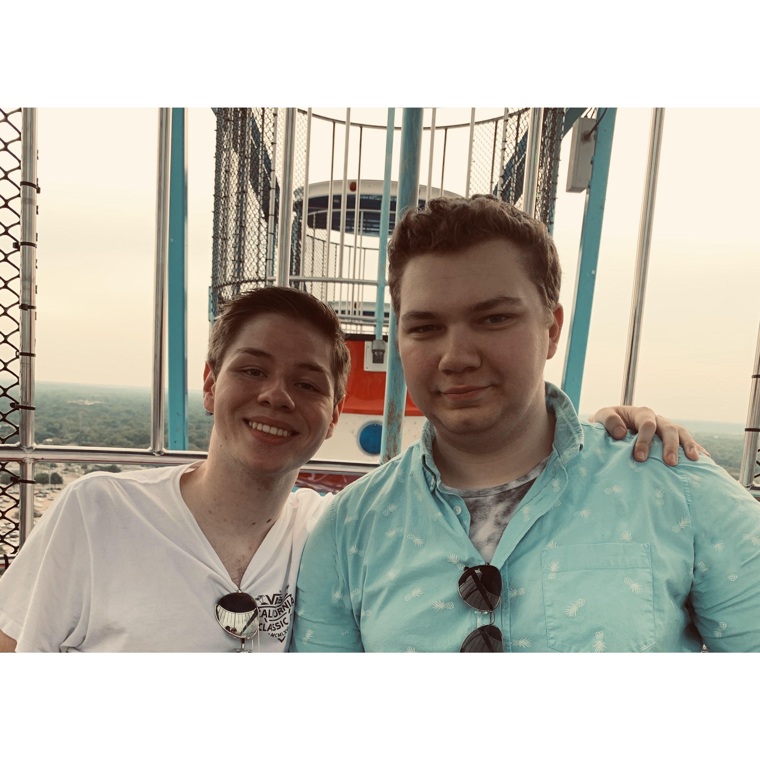 Our first time to the State Fair together in 2019