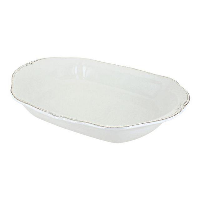 Blue Rose Polish Pottery Country Chic Serving Dish