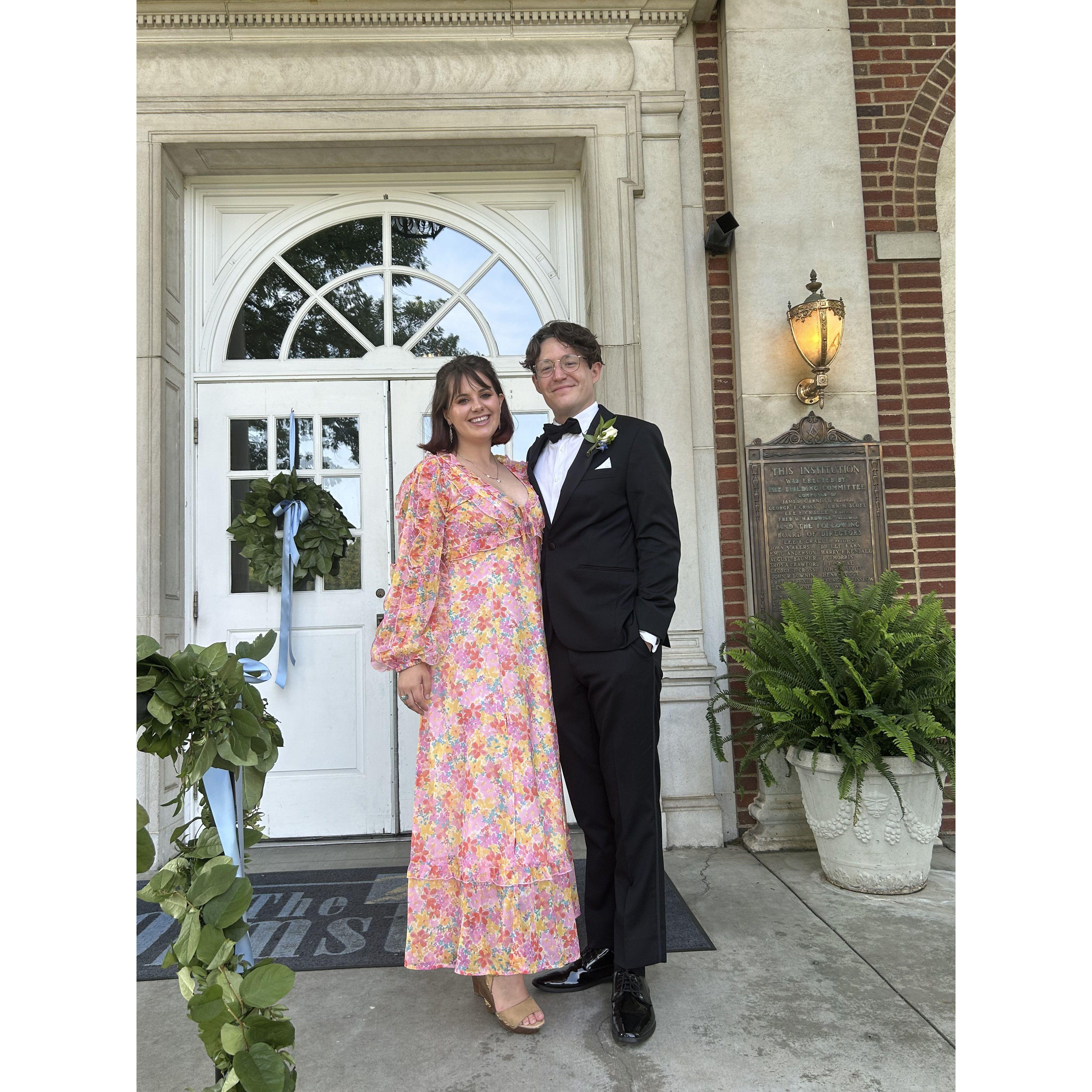 June 2023, the wedding of Ed's younger sister, Phoebe. The first of the Boomershine children to get married. We told each other that night that we wanted to be together forever.