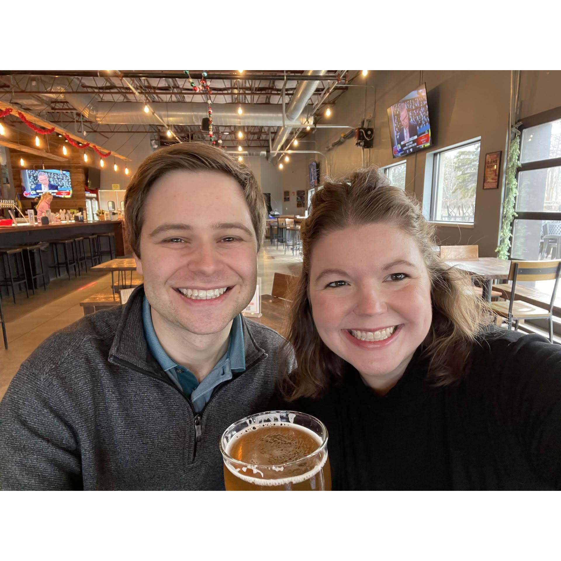 Lunch Date right before Aaron proposed