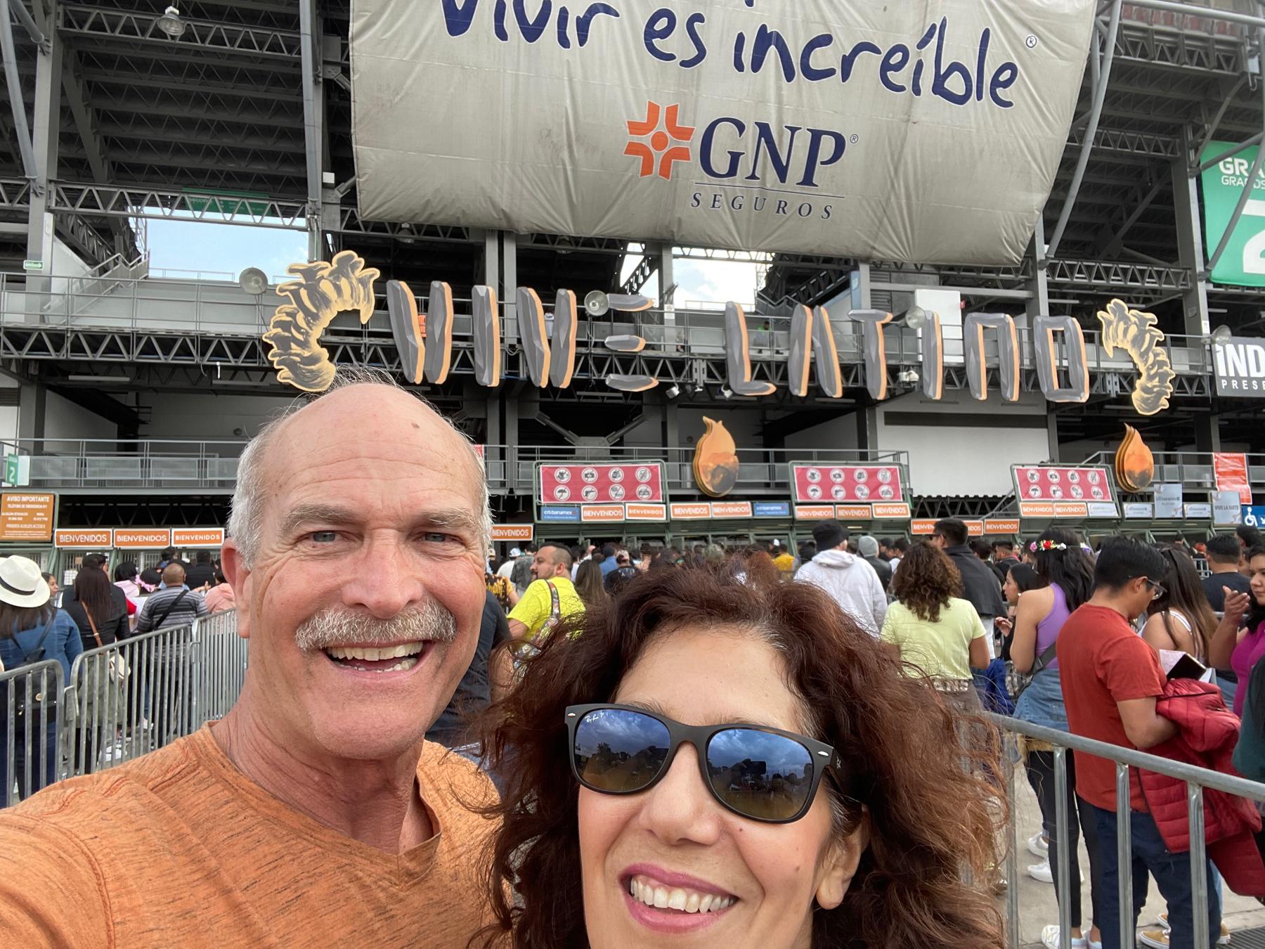 At Vive Latino in Mexico City.