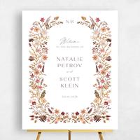 Orange Wedding Sign - Spasso Portrait