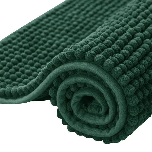 Subrtex Luxury Chenille Bathroom Rug Extra Soft and Absorbent Shaggy Rugs