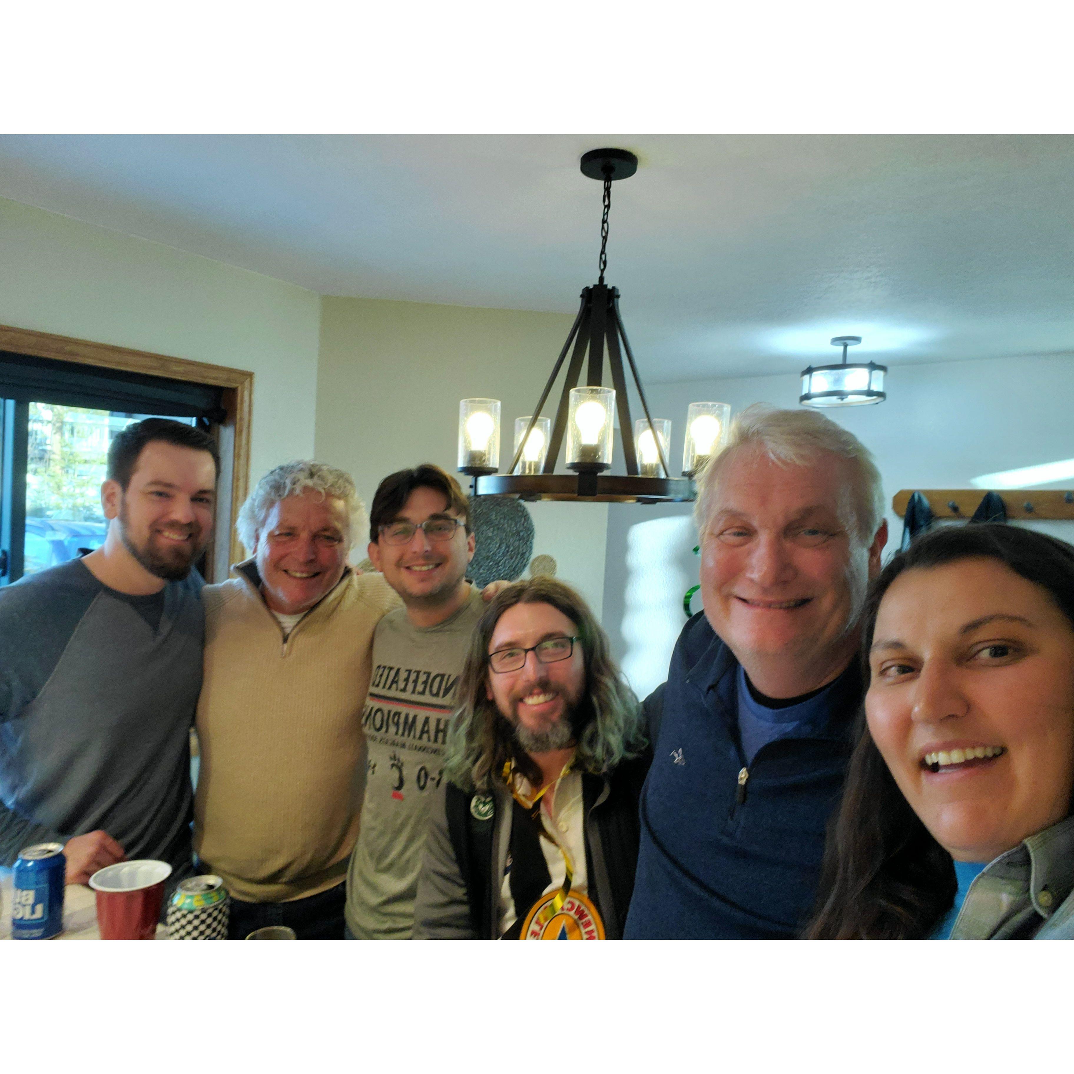 Superbowl weekend with the Leverenz and Forbeck crew