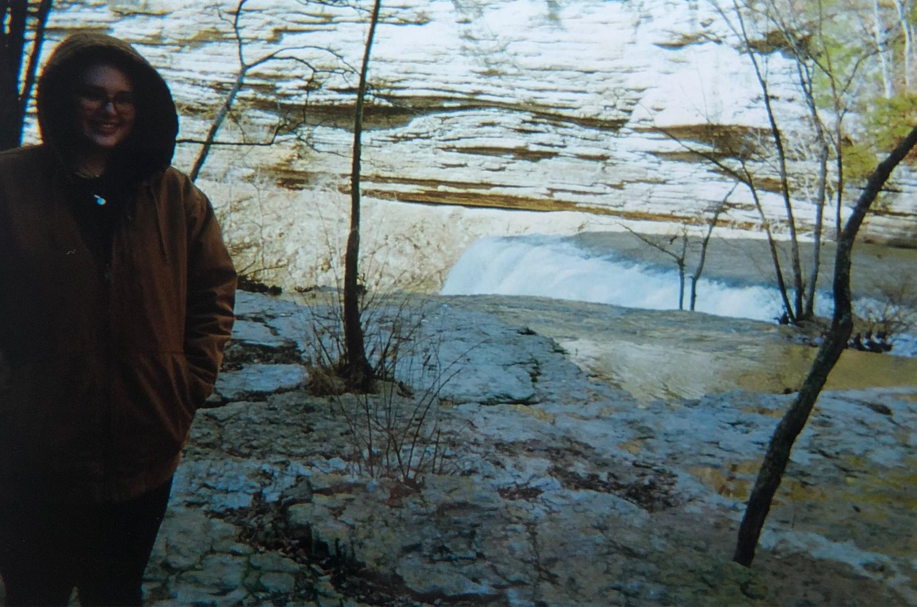 Elizabeth moments before Kenzie proposed