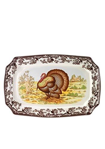 Spode Woodland Turkey Rectangular Pla...