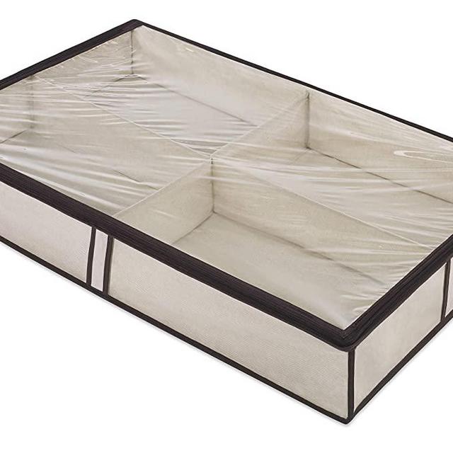 Whitmor 4 Section Underbed Boot Bag