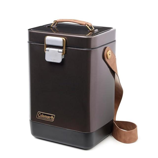Coleman 1900 Collection Premium Steel Belted Cooler & Wine Chiller, Insulated Stainless Steel Portable Cooler with Ice Retention, Great for Beach, Camping, Tailgating, Picnic, & More