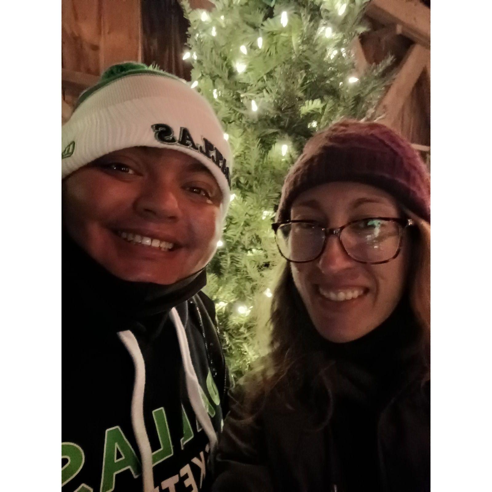 Old Sturbridge Village ahead of Christmas. December 2021