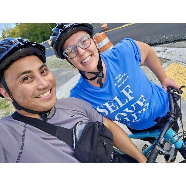 Bike riding into the sunset 🌅