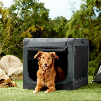 Frisco Indoor & Outdoor 3-Door Collapsible Soft-Sided Dog Crate