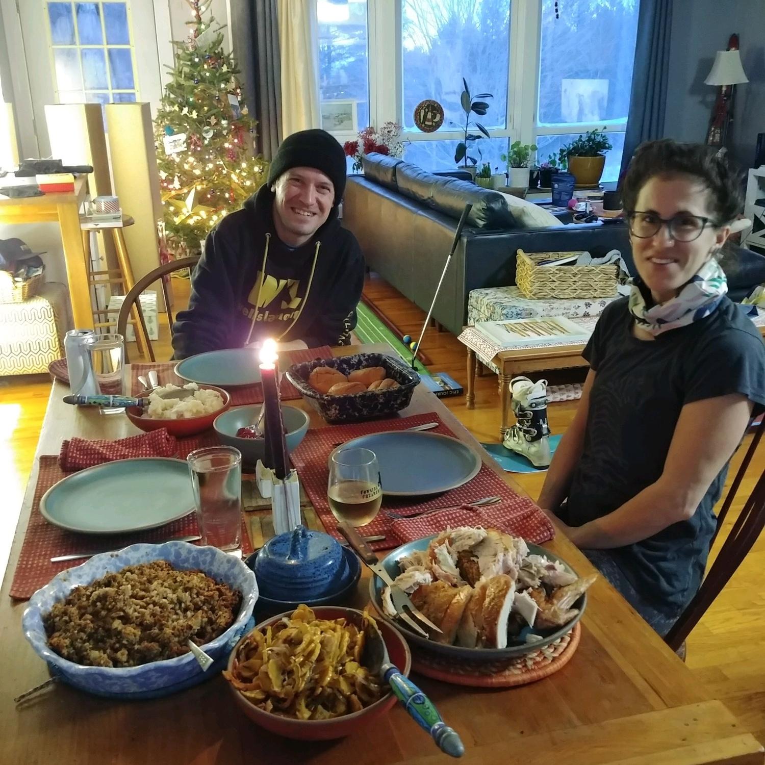 Ruth joined us for our first Christmas day after moving in!