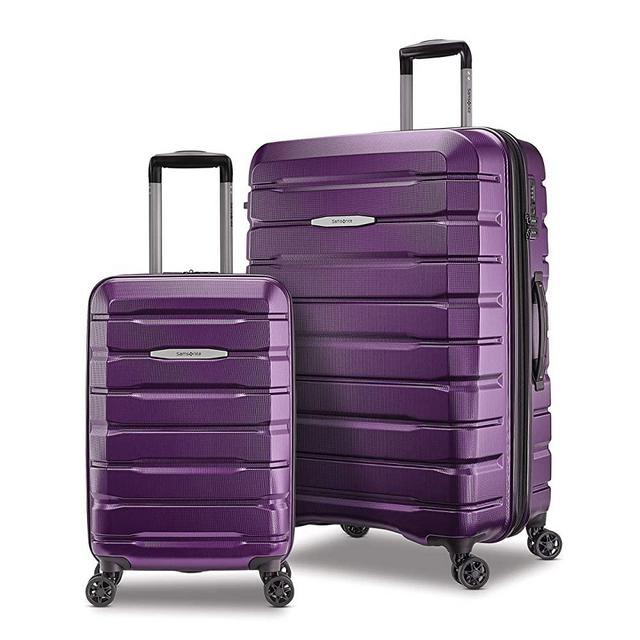 Samsonite Tech 2.0 Hardside Expandable Luggage with Spinner Wheels, 2-Piece Set (21/27), Purple