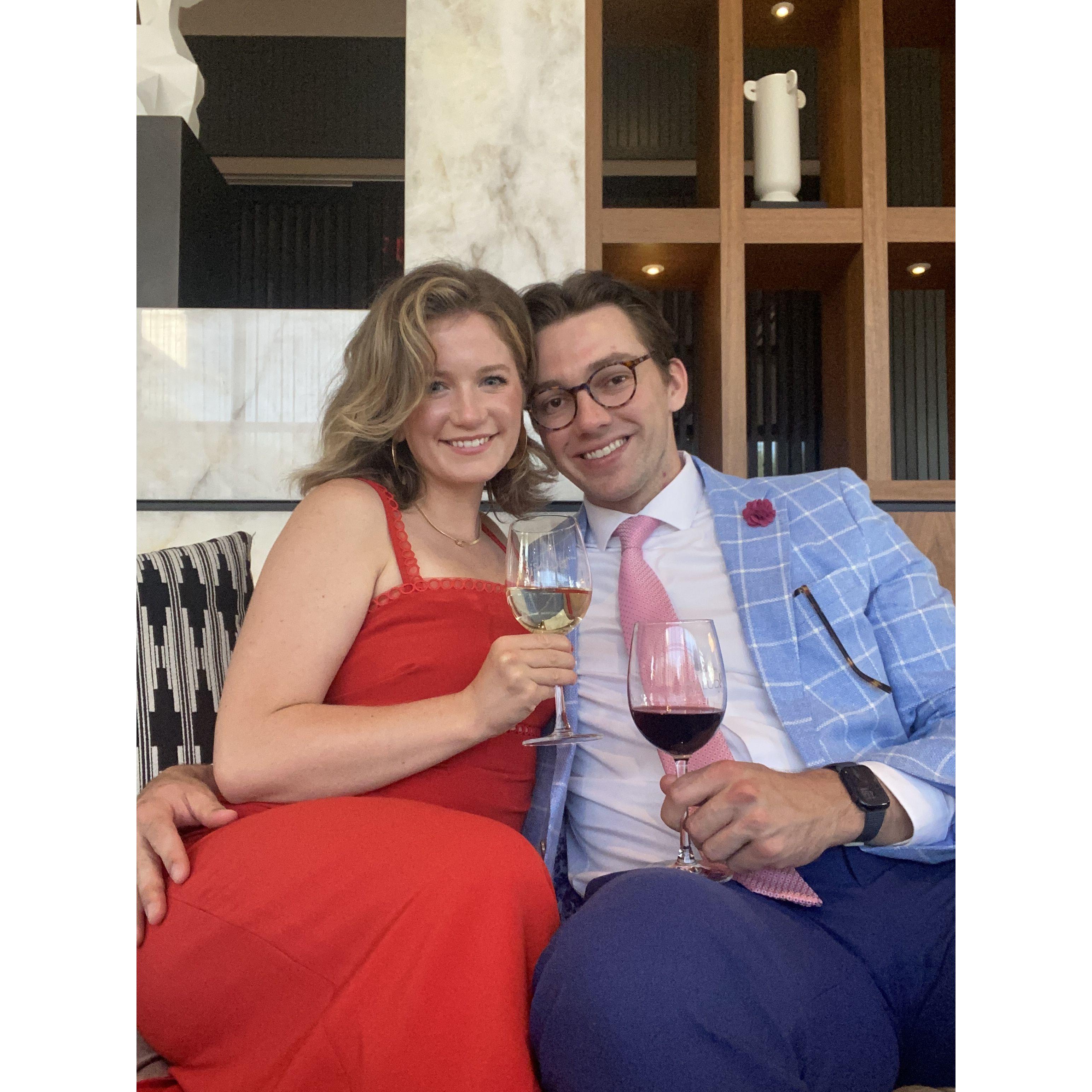 We don't get dressed up often, but when we do we look good.