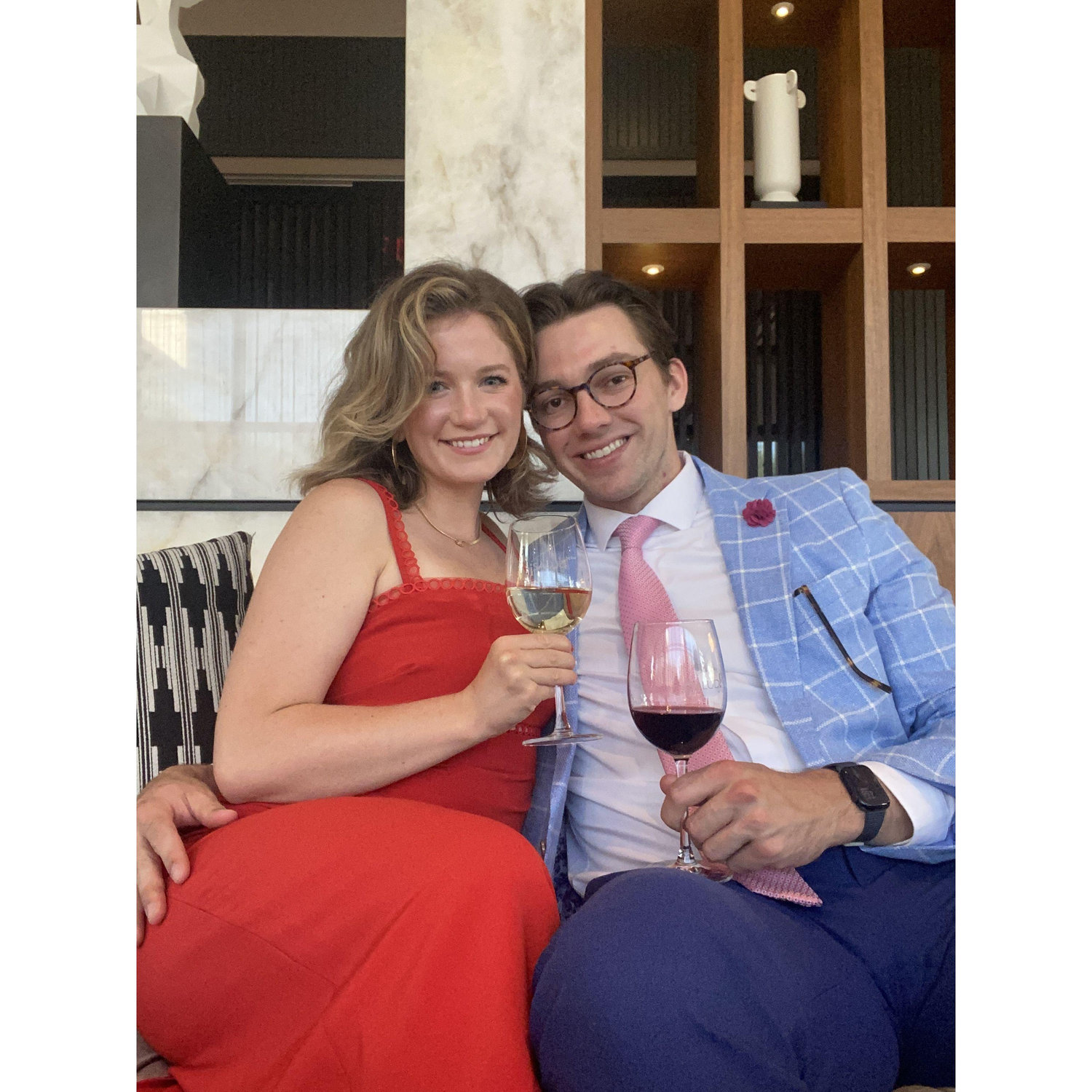 We don't get dressed up often, but when we do we look good.