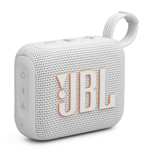 JBL Go4 Portable Bluetooth Waterproof Speaker - White