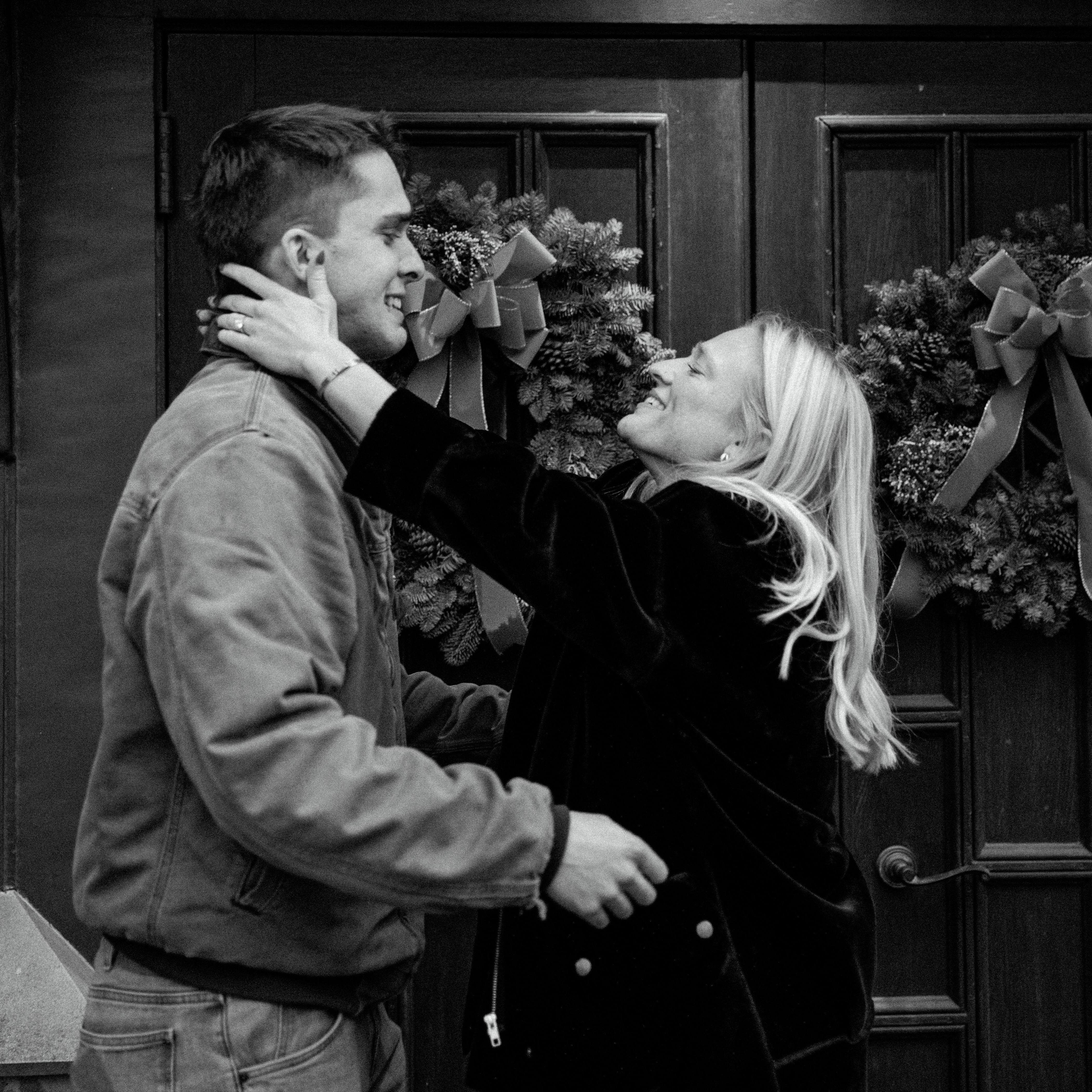 Luke proposed on a rainy December day in Dallas. The price of the ring was worth it ten fold. It couldn't have been more perfect.