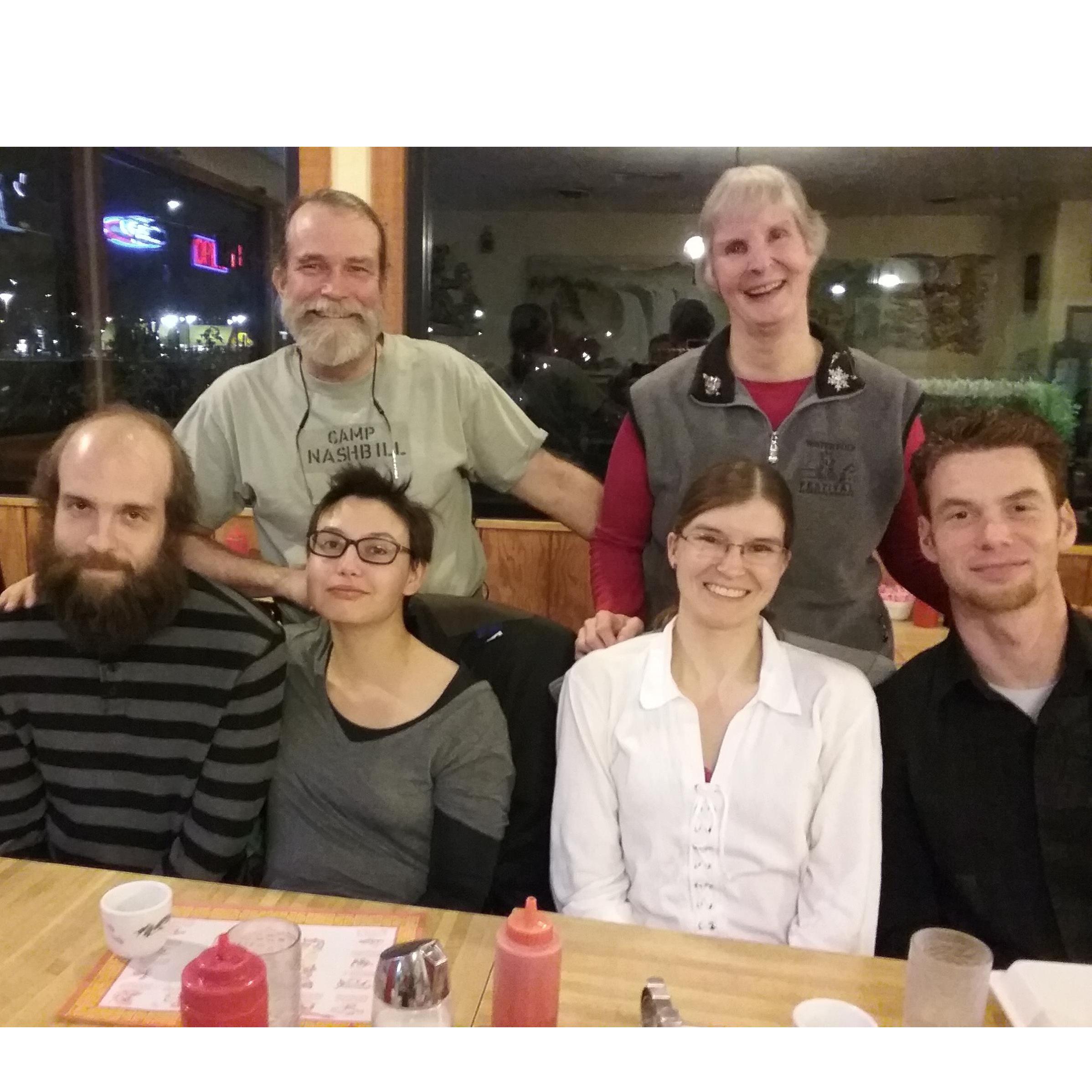 Dinner with Clara's family