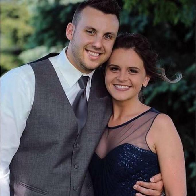 At our friends', Marissa and Zach, wedding (June 2018)