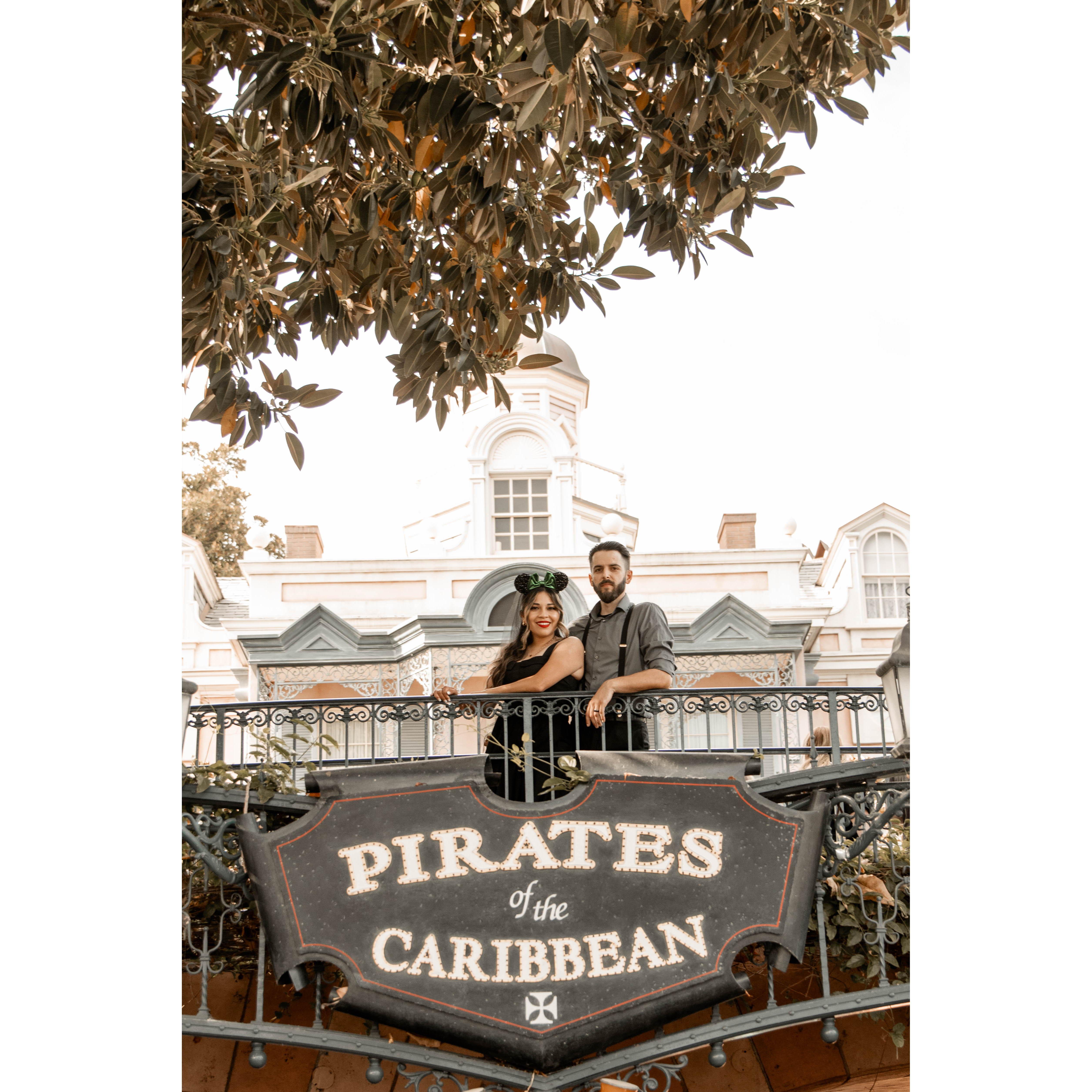 Disneyland Fairytale Engagement Photo shoot