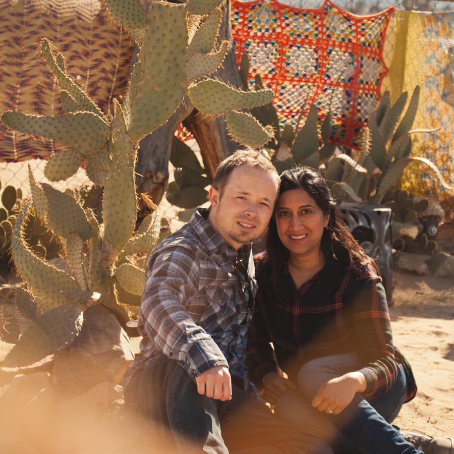 Joshua Tree, CA (the day after Jason popped the question!)