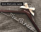 wedding hanger, bride hanger,3mm...