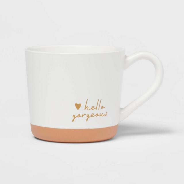 15oz Stoneware Hello Gorgeous Mug - Threshold™