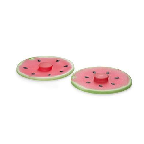 Charles Viancin Silicone Drink Covers 4 inch Watermelon - Set of 2