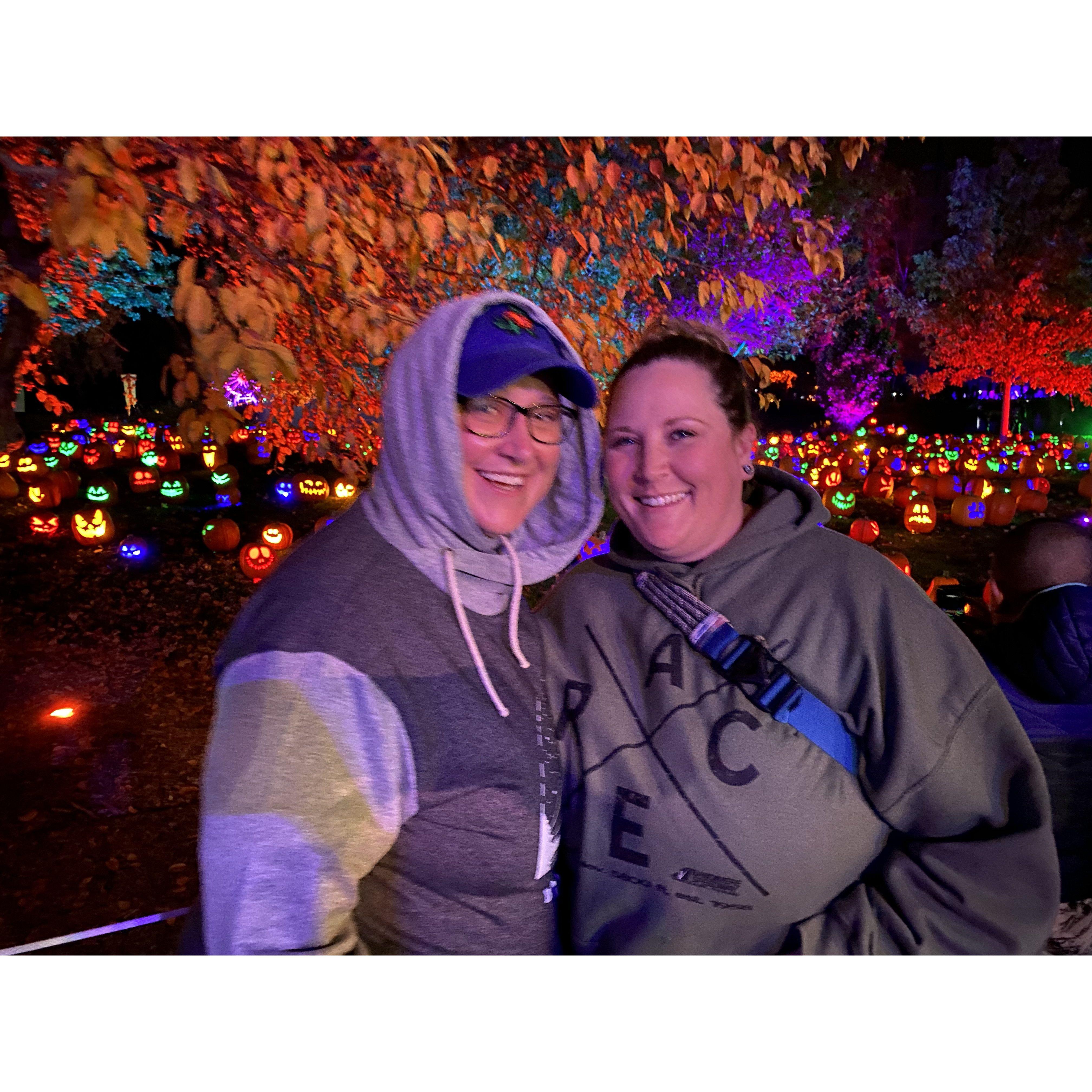 Fun at the pumpkin patch with the nieces.