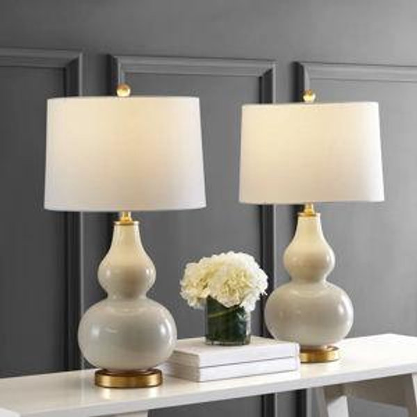 Tamara Table Lamp (Set of 2) - Cream