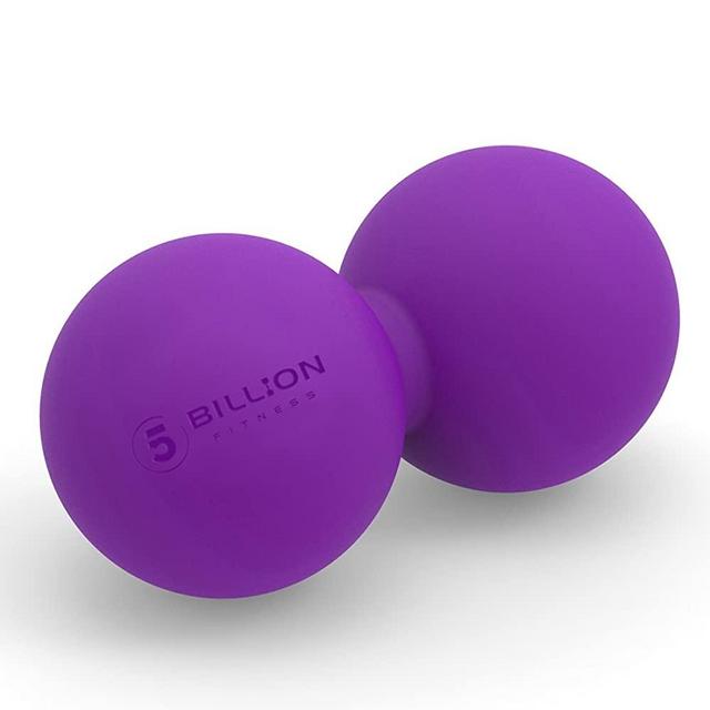 5BILLION Peanut Massage Ball - Double Lacrosse Massage Ball & Mobility Ball for Physical Therapy - Deep Tissue Massage Tool for Myofascial Release, Muscle Relaxer, Acupoint Massage