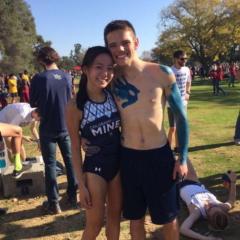 November 2019 - John's 2nd year running at Mines, Molly's 1st!