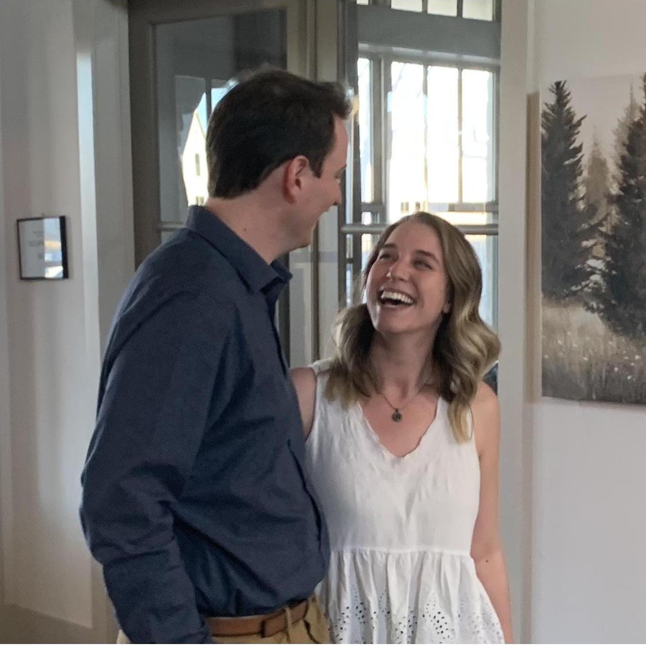Surprise engagement party