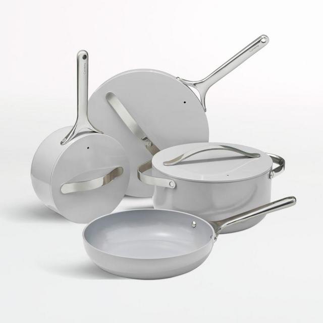 Caraway Home Grey Non-Stick Ceramic 7-Piece Cookware Set