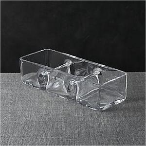 Three-Part Rectangle Dish