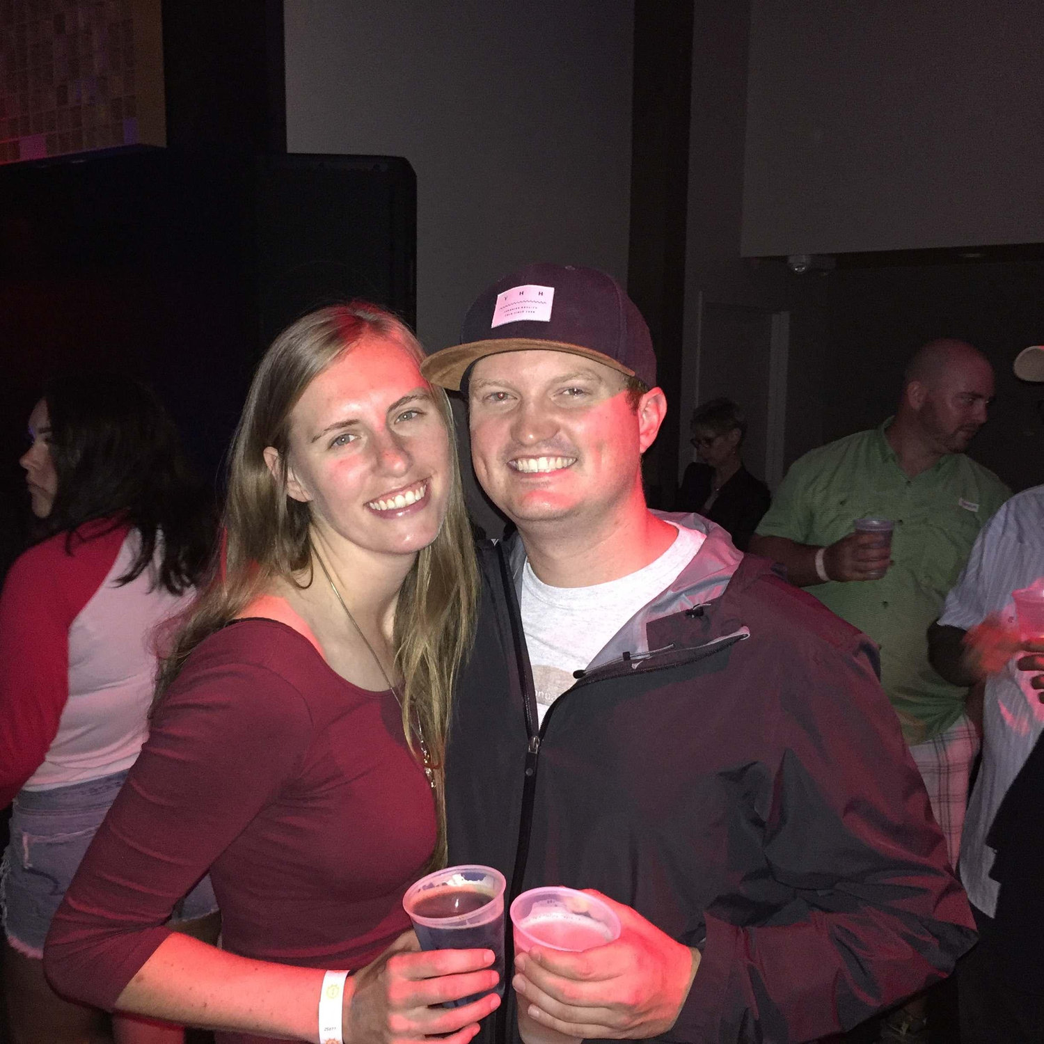 One of our first dates at a concert in Berkeley! 
