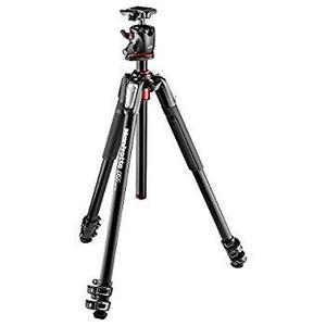 Manfrotto MT055XPRO3 055 Aluminium 3-Section Tripod with Horizontal Column (Black)