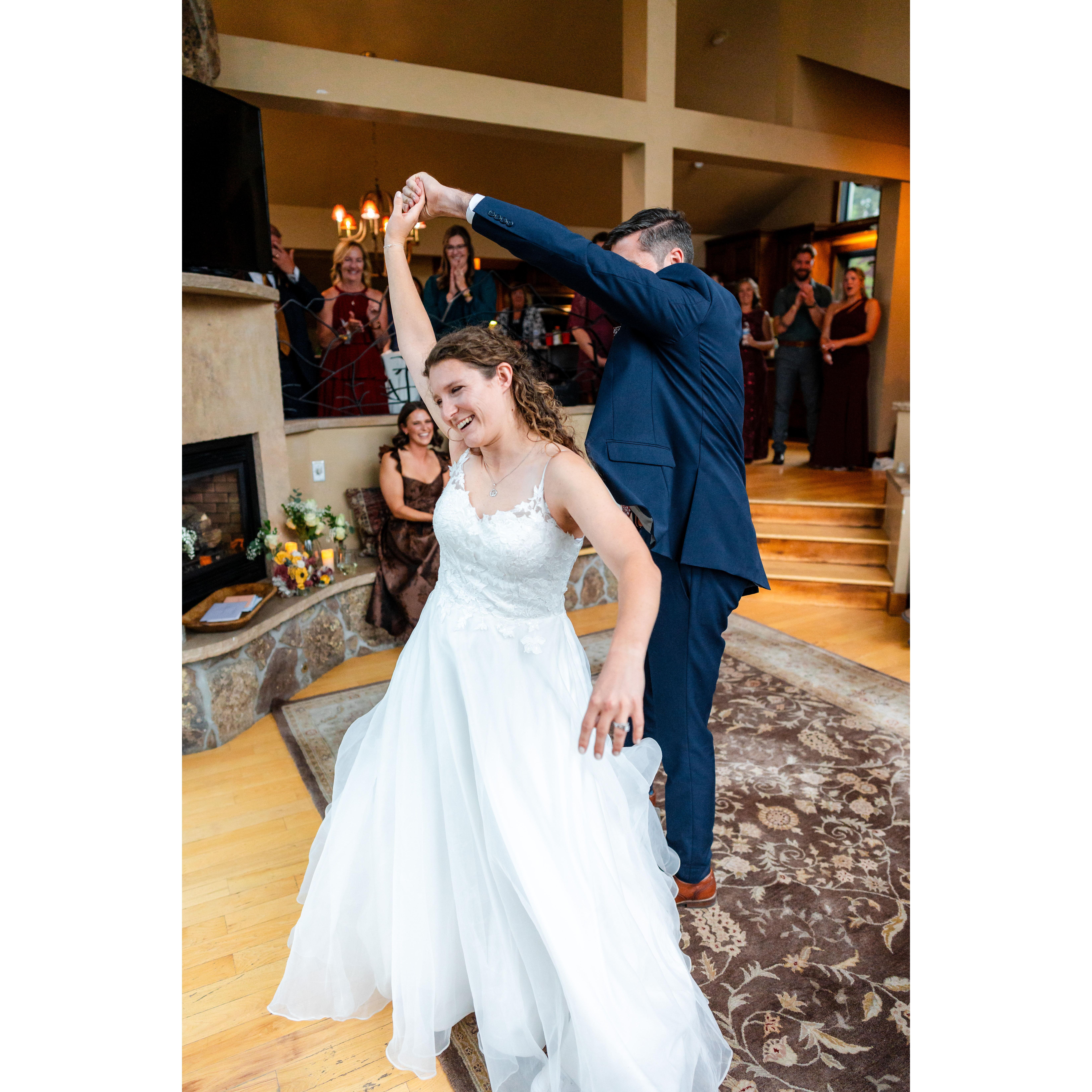 Our first dance was to the song In My Life by the Beatles