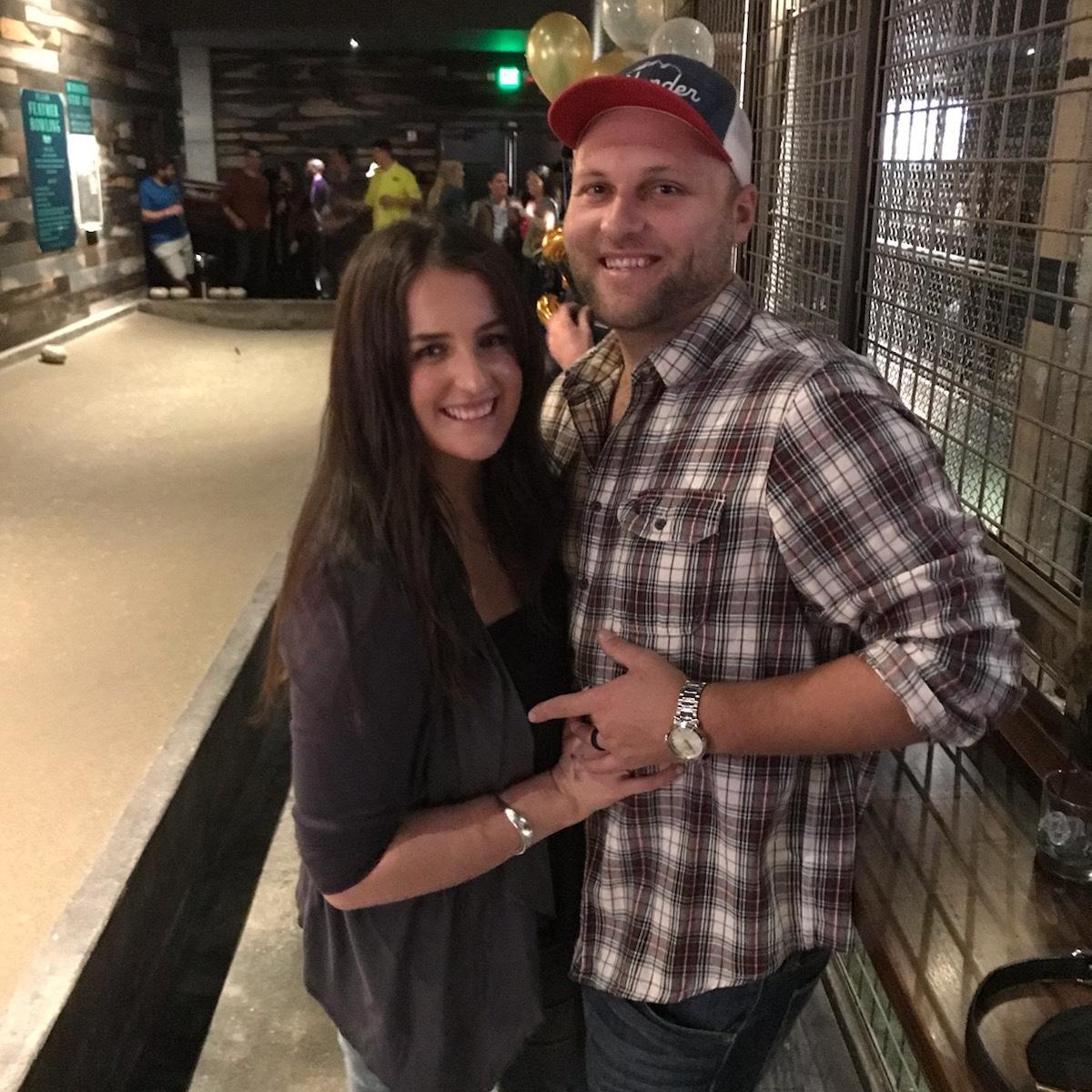 Our first night bowling 🎳