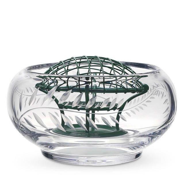 William Yeoward Crystal Jasmine Rose Bowl & Wire, 8"