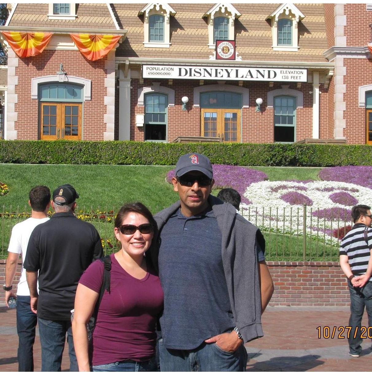 First trip to Disneyland together!