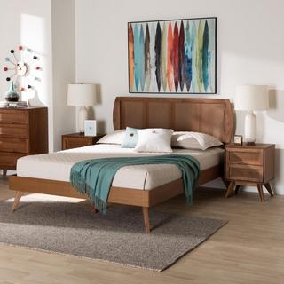 Asami Mid-Century Modern 3-Piece Bedroom Set