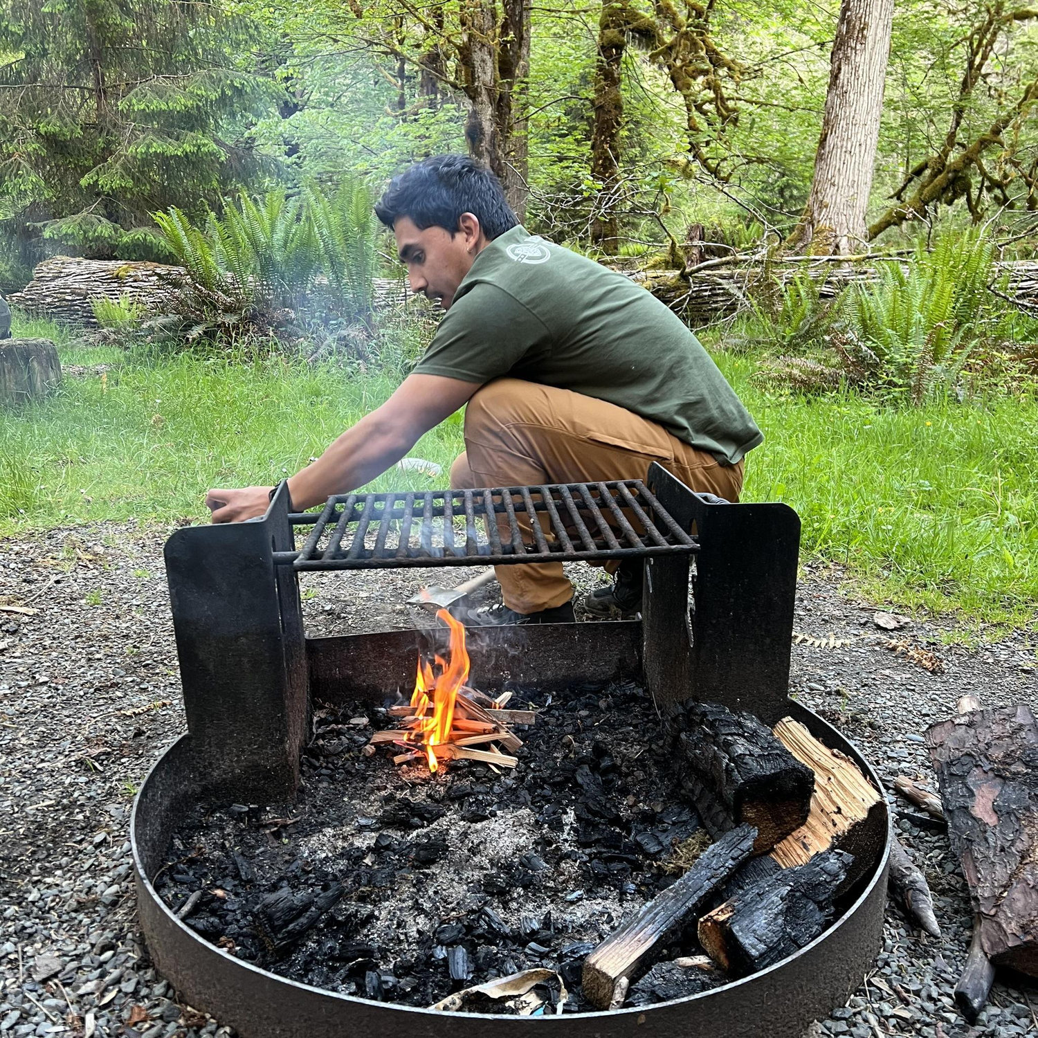 Jesus in his element.