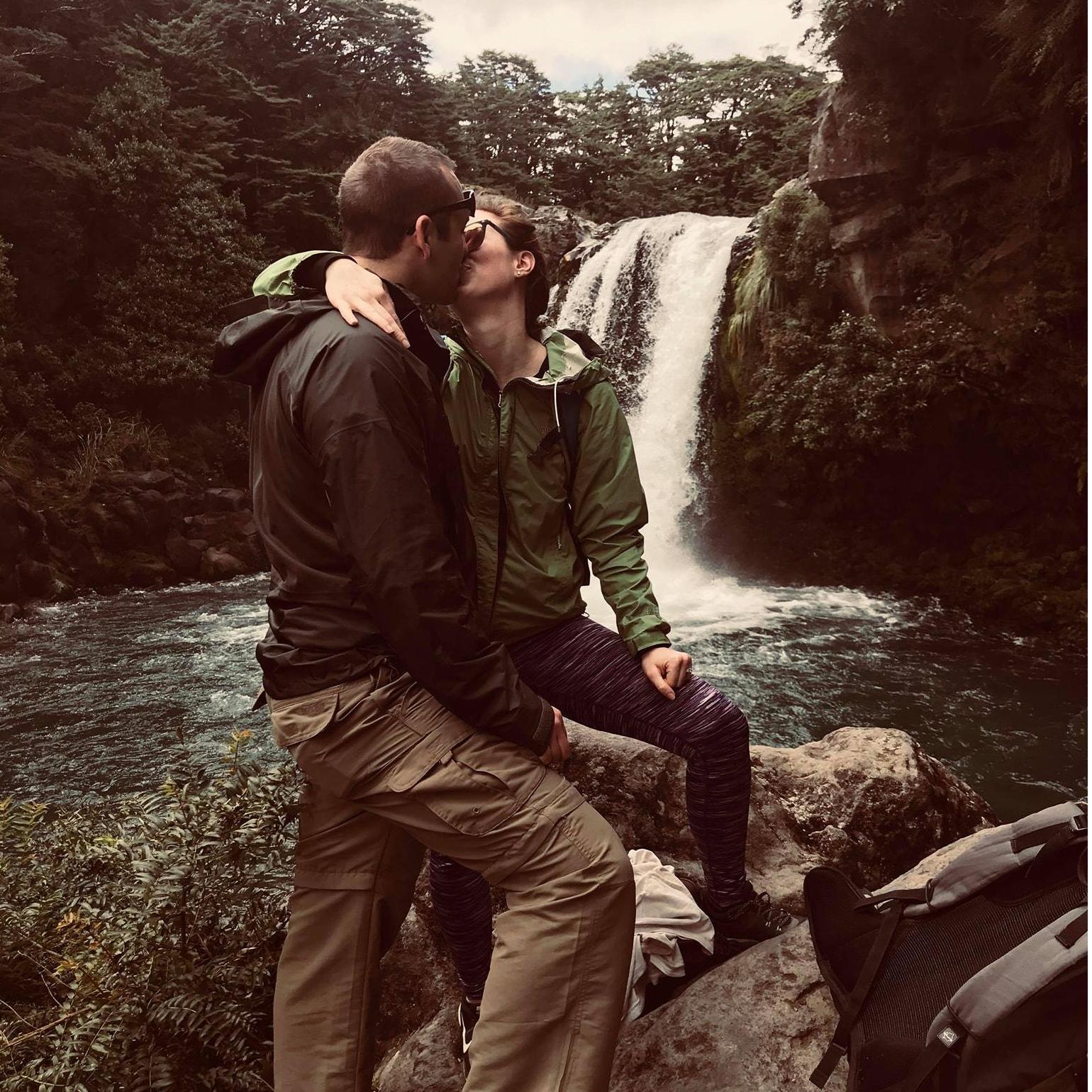 Right after he popped the question!