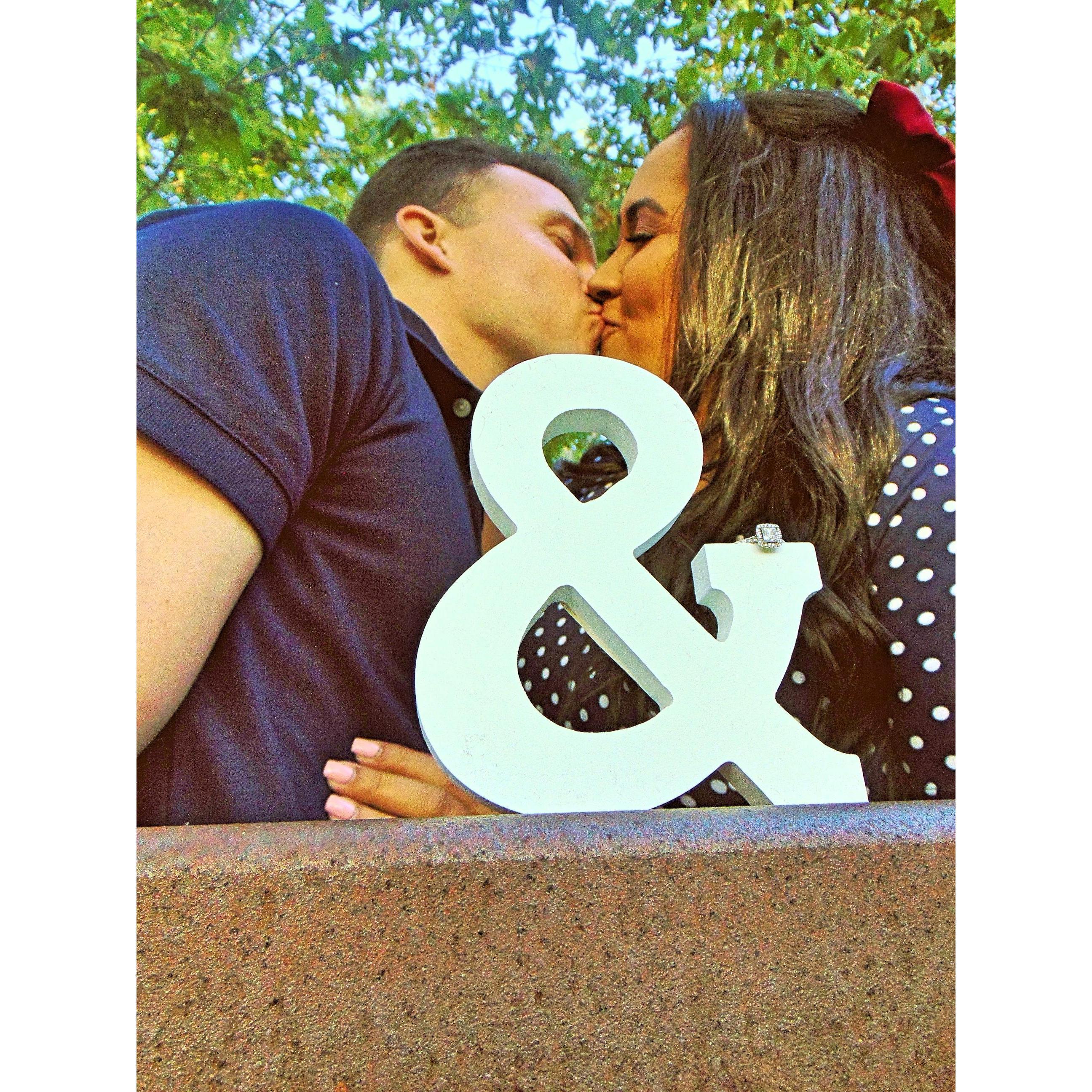 Engagement shot at Oso Community Park