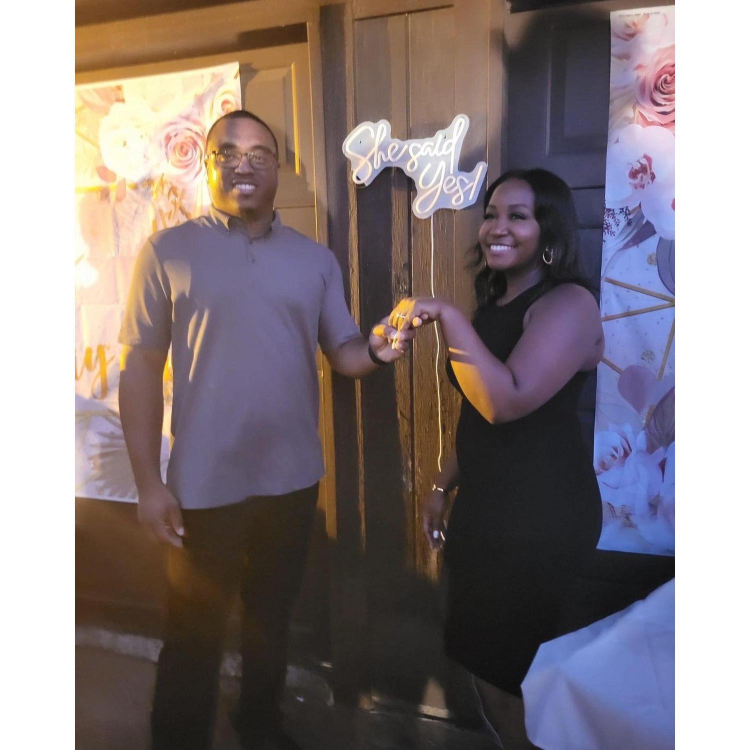"She Said Yes!"