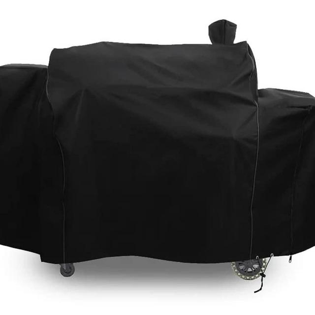 Westeco Grill Cover for Pit Boss Pro Series Triple-Function Combo Grill PB1100PSC2 PB1100PSC1 Pit Boss PB1230 Sportsman 1230 Pellet/Gas Combo Grill Cover Heavy-Duty, Black, PB 67364