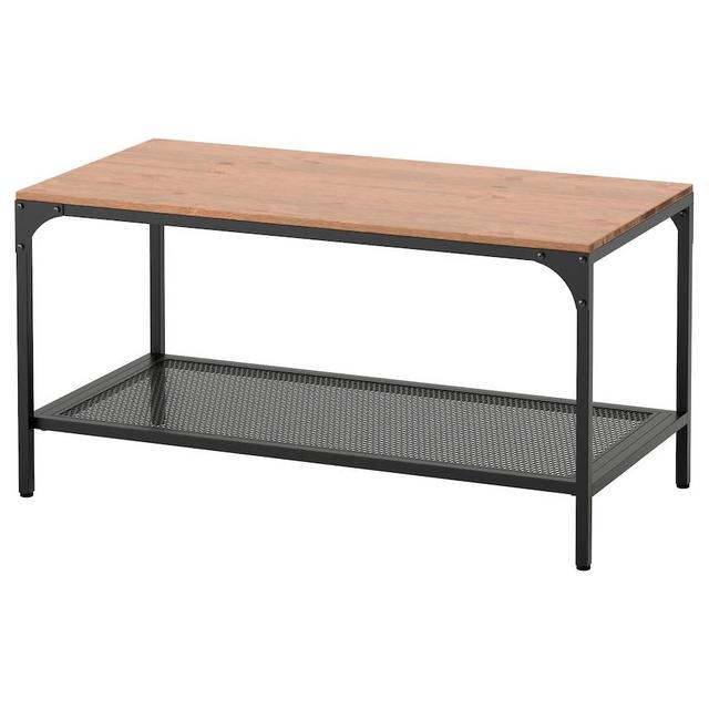 FJÄLLBO Coffee table, black35 3/8x18 1/8 "